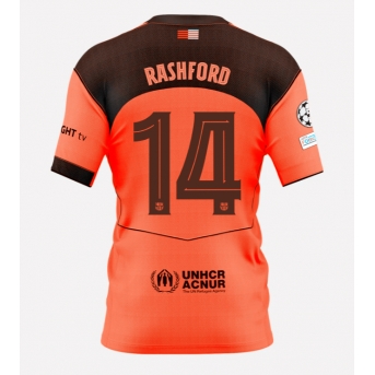 Billige Fotballdrakt Barcelona Marcus Rashford #14 Replika Tredjedrakt 2025-26 Kortermet